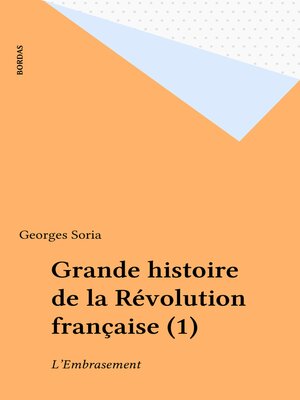 cover image of Grande histoire de la Révolution française (1)